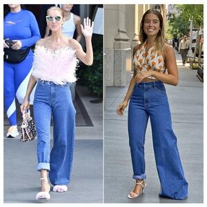 Ksenia Schnaider Asymetric Jeans